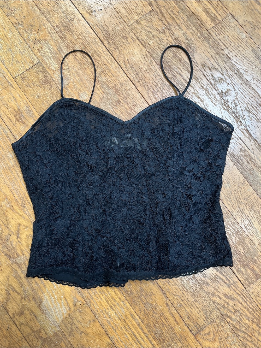 Vintage 2000s Lace Tank Camisole Victorias Secret Goth